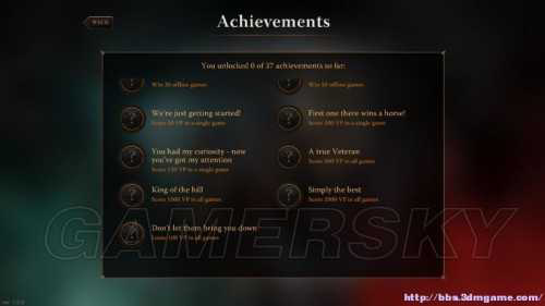 2025年巫师-冒险游戏 全成就列表一览-2