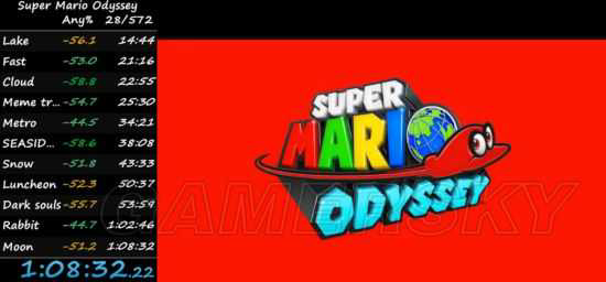 《超级马里奥奥德赛》70分钟速通视频 iwabi74速通视频-3